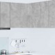 Sonata H Висящ шкаф с рафт Riga Бетон сив и бяло 57 x 57 x 80 см