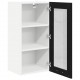 Sonata H Висящ шкаф с рафт с врата Riga 2 pcs Черния дъб 40 x 31 x 80 см