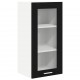 Sonata H Висящ шкаф с рафт с врата Riga 2 pcs Черния дъб 40 x 31 x 80 см