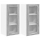 Sonata H Висящ шкаф с рафт с врата Riga 2 pcs Сив Сонома 40 x 31 x 80 см
