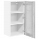 Sonata H Висящ шкаф с рафт с врата Riga 2 pcs Сив Сонома 40 x 31 x 80 см