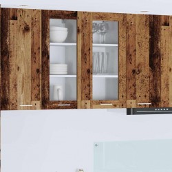 Sonata H Висящ шкаф Riga Старо дърво 40 x 31 x 80 см Инженерно дърво - Bucătării modulare