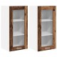 Sonata H Висящ шкаф с рафт Riga 2 pcs Старо дърво 40 x 31 x 80 см