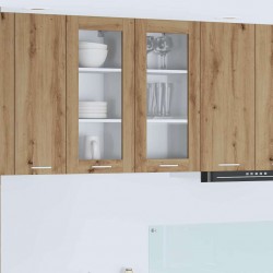 Sonata H Висящ шкаф Riga 2 pcs Дъб 40 x 31 x 80 см Инженерно дърво - Bucătării modulare