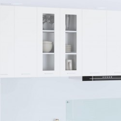 Sonata H Висящ шкаф с рафт Riga Бяло 60 x 31 x 80 см Инженерно дърво - Bucătării modulare