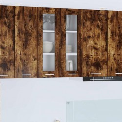 Sonata H Висящ шкаф Riga Димян дъб 60 x 31 x 80 см Инженерно дърво - Bucătării modulare