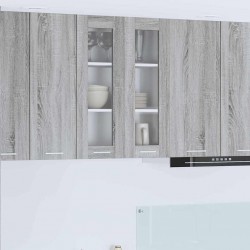 Sonata H Висящ шкаф Riga Сив Сонома 60 x 31 x 80 см Инженерно дърво - Bucătării modulare