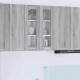 Sonata H Висящ шкаф Riga Сив Сонома 60 x 31 x 80 см Инженерно дърво