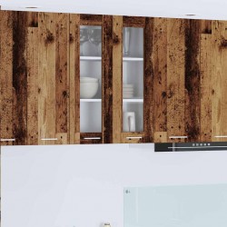 Sonata H Висящ шкаф Riga Старо дърво 60 x 31 x 80 см Инженерно дърво - Bucătării modulare