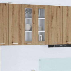 Sonata H Висящ шкаф с рафт Riga Дъб 60 x 31 x 80 см Инженерно дърво - Bucătării modulare