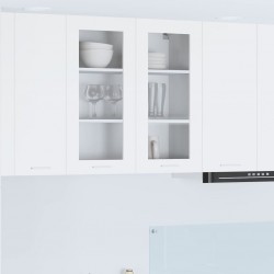 Sonata H Висящ шкаф с рафт Riga Бяло 80 x 31 x 80 см Инженерно дърво - Bucătării modulare