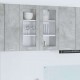 Sonata H Висящ шкаф Riga Циментено сиво 80 x 31 x 80 см Инженерно дърво