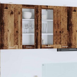 Sonata H Висящ шкаф Riga Старо дърво 80 x 31 x 80 см Инженерно дърво - Bucătării modulare