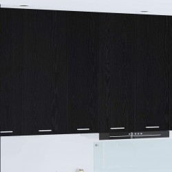 Sonata H Висящ шкаф Riga Черния дъб 30 x 31 x 100 см Инженерно дърво - Bucătării modulare