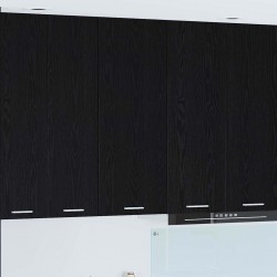 Sonata H Висящ шкаф Riga Черния дъб 40 x 31 x 100 см Инженерно дърво - Bucătării modulare