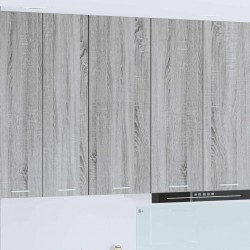 Sonata H Висящ шкаф Riga Сив Сонома 40 x 31 x 100 см Инженерно дърво - Bucătării modulare