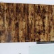 Sonata H Висящ шкаф с рафт Riga Димящ дъб и бяло 50 x 31 x 100 см