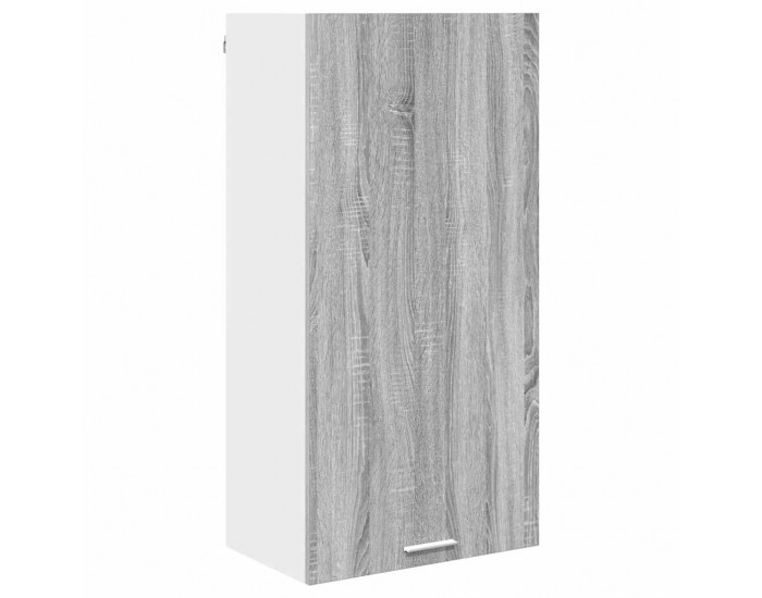 Sonata H Висящ шкаф с рафт Riga Сив Сонома и бяло 50 x 31 x 100 см