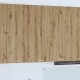 Sonata H Висящ шкаф с рафт Riga Занаятчийски дъб и бяло 50 x 31 x 100 см