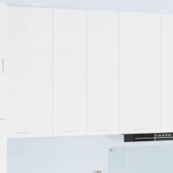 Sonata H Висящ шкаф с рафт Riga Бяло 60 x 31 x 100 см Инженерно дърво - Bucătării modulare