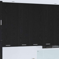 Sonata H Висящ шкаф Riga Черния дъб 60 x 31 x 100 см Инженерно дърво - Bucătării modulare