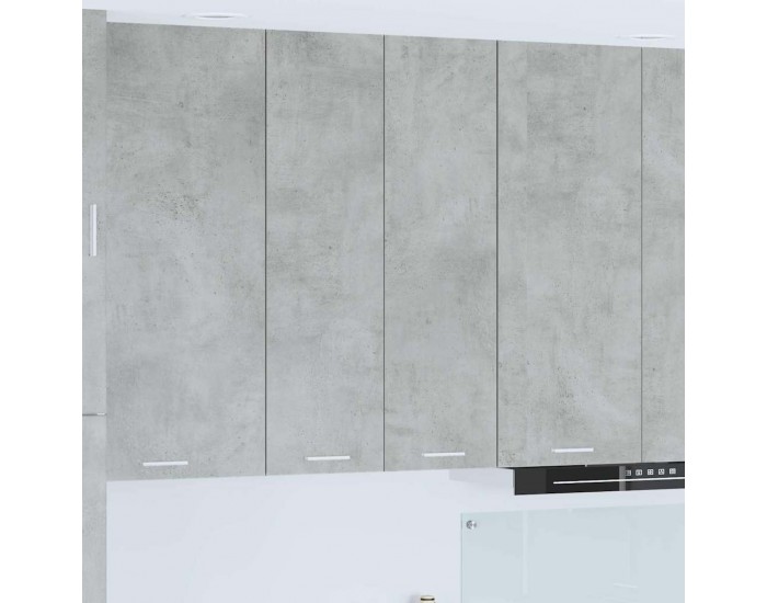 Sonata H Висящ шкаф Riga Циментено сиво 60 x 31 x 100 см Инженерно дърво