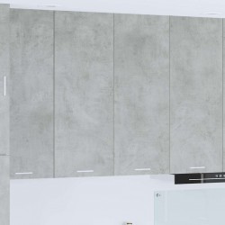Sonata H Висящ шкаф Riga Циментено сиво 80 x 31 x 100 см Инженерно дърво - Bucătării modulare