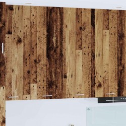 Sonata H Висящ шкаф Riga Старо дърво 80 x 31 x 100 см Инженерно дърво - Bucătării modulare