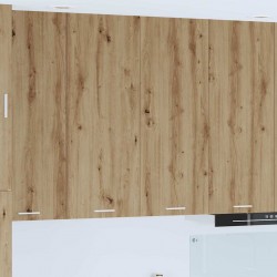 Sonata H Висящ шкаф с рафт Riga Дъб 80 x 31 x 100 см Инженерно дърво - Bucătării modulare
