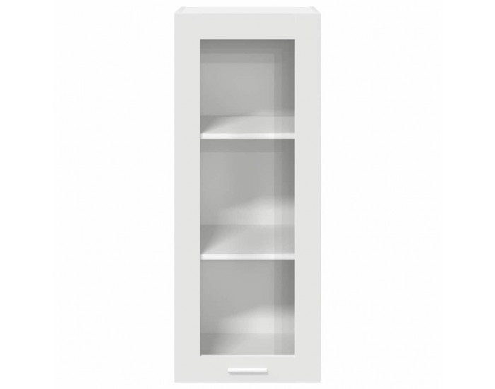 Sonata H Висящ шкаф с рафт Riga Бяло 40 x 31 x 100 см Инженерно дърво