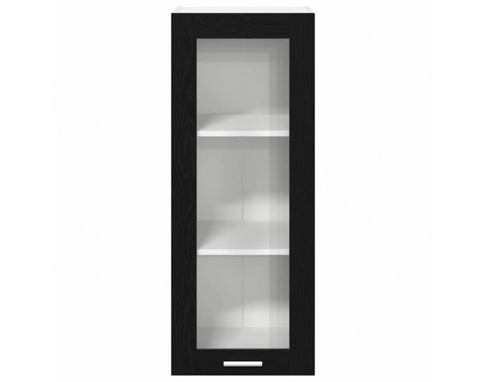 Sonata H Висящ шкаф Riga Черния дъб 40 x 31 x 100 см Инженерно дърво