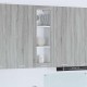 Sonata H Висящ шкаф Riga Сив Сонома 40 x 31 x 100 см Инженерно дърво
