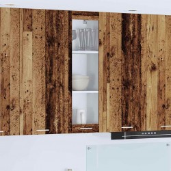 Sonata H Висящ шкаф Riga Старо дърво 40 x 31 x 100 см Инженерно дърво - Bucătării modulare