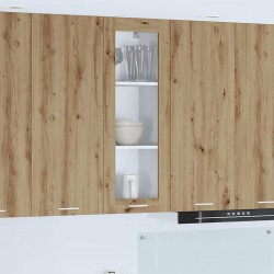 Sonata H Висящ шкаф с рафт Riga Дъб 40 x 31 x 100 см Инженерно дърво - Bucătării modulare