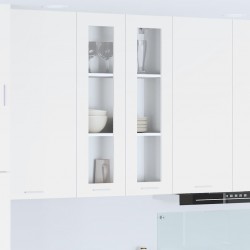 Sonata H Висящ шкаф с рафт Riga Бяло 60 x 31 x 100 см Инженерно дърво - Bucătării modulare
