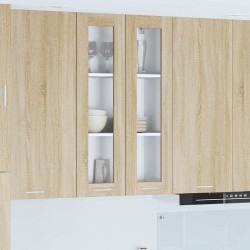 Sonata H Висящ шкаф Riga Сонома дъб 60 x 31 x 100 см Инженерно дърво - Bucătării modulare
