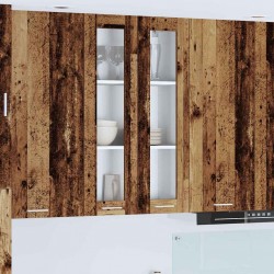 Sonata H Висящ шкаф Riga Старо дърво 60 x 31 x 100 см Инженерно дърво - Bucătării modulare