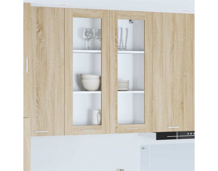 Sonata H Висящ шкаф Riga Сонома дъб 80 x 31 x 100 см Инженерно дърво