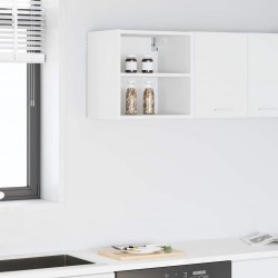 Sonata H Висящ шкаф с рафт Riga Бяло 40 x 29,5 x 40 см Инженерно дърво - Bucătării modulare