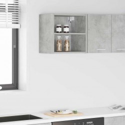 Sonata H Висящ шкаф с рафт Riga Циментено сиво 40 x 29,5 x 40 см - Bucătării modulare