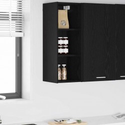 Sonata H Висящ шкаф Riga Черния дъб 30 x 29,5 x 80 см Инженерно дърво - Bucătării modulare