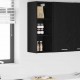 Sonata H Висящ шкаф Riga Черния дъб 30 x 29,5 x 80 см Инженерно дърво