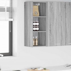 Sonata H Висящ шкаф Riga Сив Сонома 30 x 29,5 x 80 см Инженерно дърво - Bucătării modulare