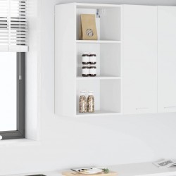 Sonata H Висящ шкаф с рафт Riga Бяло 40 x 29,5 x 80 см Инженерно дърво - Bucătării modulare