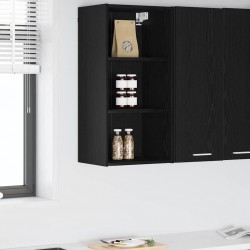 Sonata H Висящ шкаф Riga Черния дъб 40 x 29,5 x 80 см Инженерно дърво - Bucătării modulare
