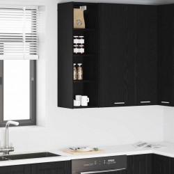 Sonata H Висящ шкаф Riga Черния дъб 30 x 29,5 x 100 см Инженерно дърво - Bucătării modulare