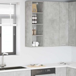Sonata H Висящ шкаф с рафт Riga Циментено сиво 30 x 29,5 x 100 см - Bucătării modulare