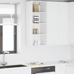 Sonata H Висящ шкаф с рафт Riga Бяло 40 x 29,5 x 100 см Инженерно дърво - Bucătării modulare