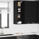 Sonata H Висящ шкаф Riga Черния дъб 40 x 29,5 x 100 см Инженерно дърво