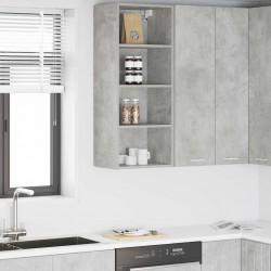Sonata H Висящ шкаф с рафт Riga Циментено сиво 40 x 29,5 x 100 см - Bucătării modulare